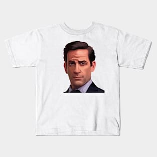 Handsome Michael Scott Kids T-Shirt